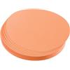 Franken GmbH UMZ 20 05 - Biglietti per moderazione, a cerchi, Ø 19,5 cm, 130 g/mq, 500 pezzi, colore: Arancione
