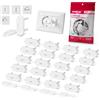 Does not apply Set 20+4 Copriprese per Bambini - Protezione Prese Corrente 16A E 10A, Copri Pre