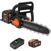 WORX Nitro WG350E motosega a batteria 20 V potente sega per legno 10 m/s