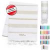 Telo Mare - 100% Cotone Bio, 95 X 180 Cm, Prelavato, Assorbente, Asciugatura Rap