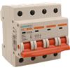 A2ZWORLD Interruttore Sezionatore Modulare Trifase 63A 4P Quadripolare 4 Moduli DIN 380V
