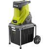 Ryobi RSH2545B Biotrituratore Elettrico da Giardino 2500W Trituratore Foglie e
