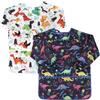 Qtuie 2Pz Grembiule Pittura Bambini 3-7 Anni Grembiule Asilo Grembiulino Impermeabile