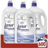 Lenor Professional Ammorbidente, 600 Lavaggi (200 x 3), 12L (4L x 3) Morbido Cotone, Morbidezza irresistibile per pelli sensibili, Per Uso Professionale