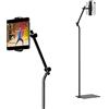 Twelve South HoverBar Tower - Supporto universale multi-angolo per tablet e iPad Apple Fitness+, Peloton, cyclette, esercizi e altro, nero
