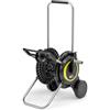 Kärcher Carrello tubolare HT 4, elevata stabilità e stabilità, facile da arrotolare e srotolare, connettore tubo angolato, nero