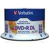 Verbatim 97693 DVD vergine 8,5 GB DVD+R DL 50 pz