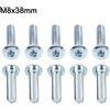 Alloy DIY Project Essential Confezione da 10 Bulloni M8 per Lavorazione Metalli e Fren