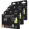 Panasonic 12x Panasonic Eneloop Pro Batterie Ricaricabili AA 2500mAh + Custodia