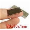 2 Magneti forti 20x10x1 mm neodimio permanente rettangolari sottili 20mm x 10mm