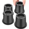 4 Pieces Estensione Gambe Mobili Base Larga Blocchi Rialzo Divano Altezza Extra