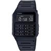 Casio Orologio CASIO CALCULATOR CA-53WF-1BDF Calcolatrice Silicone Nero Vintage