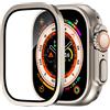 Does not apply Proteggi Schermo per Apple Watch Ultra Da 49Mm, Cornice in Lega Di Titanio Con V