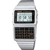 Casio Orologio CASIO DATA BANK CALCULATOR DBC-611-1DF Calcolatrice Bracciale Acciaio