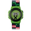 Minecraft Orologio digitale al quarzo da ragazzo con cinturino in plastica