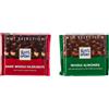 RITTER SPORT Tavoletta di cioccolato Ritter Sport fondente intere nocciole e mandorle inte...