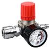 Valvola di pressione compressore NPT da 1/4 di pollice con manometro 175 PS