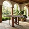 Frasm Tavolo da Giardino Pieghevole Rettangolare Formica 140x75 cm Noce Susanna Frasm
