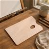 Tavolozza da Pittura in Legno Non Rifinita Materiale Artistico Foro Dito