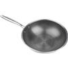Padella in Acciaio Antiaderente 32CM per Compatibilità Fonti di Calore Mul