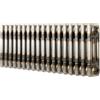 MONSTERSHOP Radiatore 3 Colonne Orizzontale Metallo Grezzo 300x830 mm