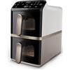 Philips Friggitrice ad Aria Doppio Cestello 10 Litri 2750 W NA462/80 Serie 4000 PHILIPS