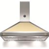 Bertazzoni Cappa Cucina Aspirante a Parete 100 cm Classe A Inox/Crema K100HERCRA Bertazzoni