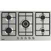 Samet Piano Cottura a Gas 5 Fuochi 90 cm in Acciaio Inox colore Inox Apollo290IX Samet