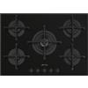 SMEG PIANO COTTURA INCASSO GAS 5 ZONE FILO 70/75CM NERO PV275B