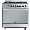 Samet Cucina a Gas 5 Fuochi Forno Elettrico Ventilato 80x55 Cl.A Inox Stromboli Samet