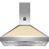 Bertazzoni Cappa Cucina Aspirante a Parete 90cm Classe A Inox/Crema K90AMHCRA/19 Bertazzoni