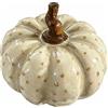 Statua Zucca Ceramica Elegante Zucca Ceramica Halloween