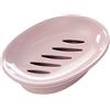 Portasapone in plastica design nordico 15,5 x 11,5 x 3,5 cm drenaggio doppio str