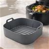 Piastra da forno quadrata in silicone 19 cm per friggitrice ad forno microo
