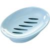 Portasapone in plastica design nordico 15,5 x 11,5 x 3,5 cm drenaggio doppio str