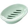 Portasapone in plastica design nordico 15,5 x 11,5 x 3,5 cm drenaggio doppio str