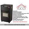 DCG Stufa a Gas Bombola Infrarossi Portatile GPL Potenza 4.2 kW Nero SI963527 DCG