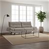 DecHome Divano 3 Posti Moderno in Microfibra 236x98x105 cm Tortora - Lena DecHome