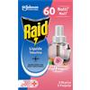 Raid Liquido Elettrico Antizanzare Comuni e Tigre Ricarica Fragranza alla Rosa e al
