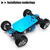 Telaio in alluminio leggero per auto radiocomandata per for wltoys 1/18 per