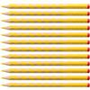 STABILO EASYcolors - Matita colorata Ergonomica - per Destrimani - Confezione da 12 - Giallo