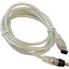 HQRP Firewire 4-6 Pin Cavo per Canon GL1 GL2 ZR10 ZR100 ZR20 ZR200 ZR25MC