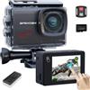 Apexcam Nuova M80PRO Action Cam 4K 64MP EIS Touch Screen Con 128GB Scheda Fotoca