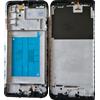 SAMSUNG TELAIO FRAME ALLOGGIO DISPLAY SAMSUNG GALAXY A02s SM-A025F VETRO SCHERMO NERO