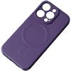 GENERICO Custodia per Apple iPhone 15 Plus Silicone TPU compatibile MagSafe - Viola