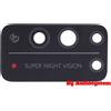HUAWEI VETRO FOTOCAMERA POSTERIORE per HUAWEI HONOR X10 5G TEL-TN00 NERO VETRINO BACK