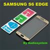 LOPURS PELLICOLA ANTI ROTTURA PER SAMSUNG GALAXY S6 EDGE SM-G925 DISPLAY VETRO ORO GOLD