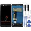 AUDIOSYSTEM DISPLAY LCD+TOUCH SCREEN per NOKIA 7 TA-1041 TA-1042 SCHERMO VETRO NERO ATTREZZI