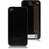 APPLEOEM SPORTELLO COVER Per APPLE IPHONE 4S +VETRO FOTOCAMERA BATTERIA NERO POSTERIORE