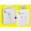 APPLE caricabatteria e cavo lightning ORIGINALE x iphone 11 12 13 14 + CORRIERE